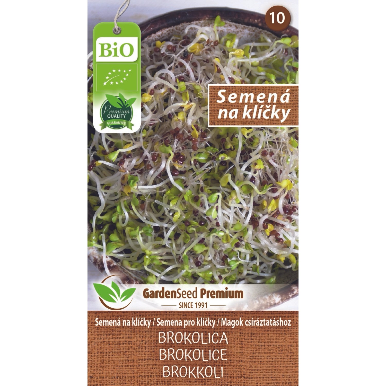 GardenSeed Premium Semena pro klíčky - Brokolice