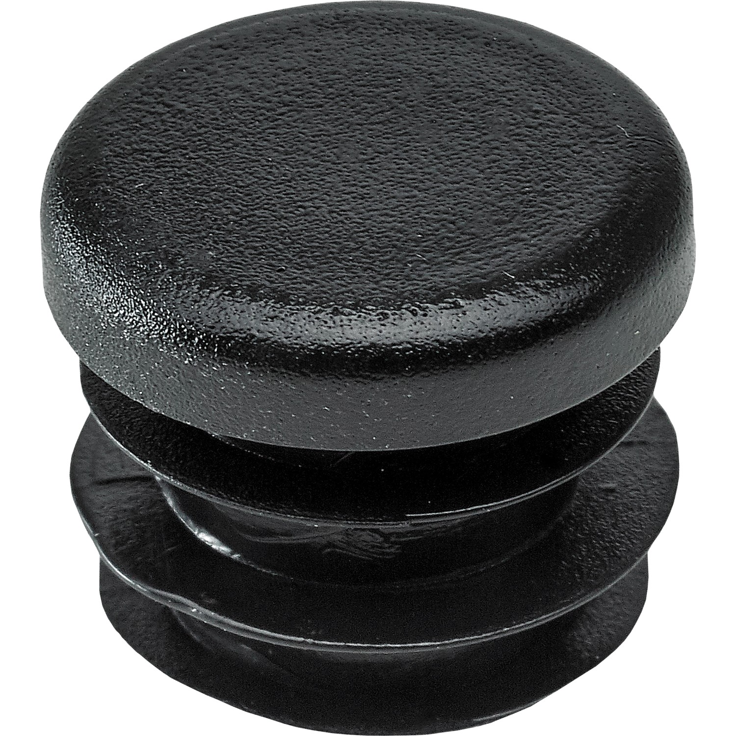 Hettich Plastový kluzák k zasunutí na kulaté trubky průměr 15 mm černý, 4 ks