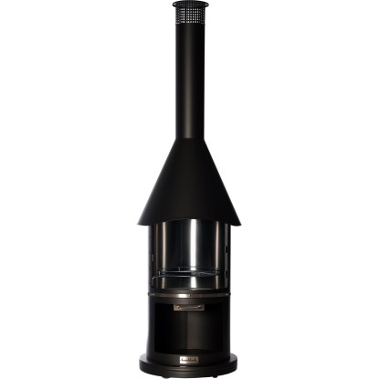 Buschbeck Nerezový grilovací krb Auckland Prestige, černá, pr. 65 x 230 cm