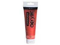 Daler Rowney Akrylová barva GRADUATE metalická červená, 120 ml