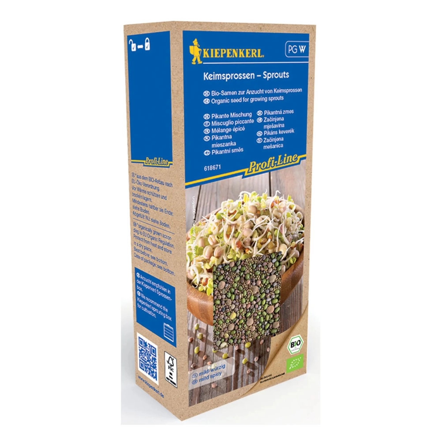 Kiepenkerl Klíčky BIO pikantní směs 200 g