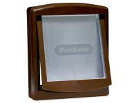 PetSafe Plastová kyvná dvířka pro psa Staywell, hnědá, 23,6 x 19,8 cm