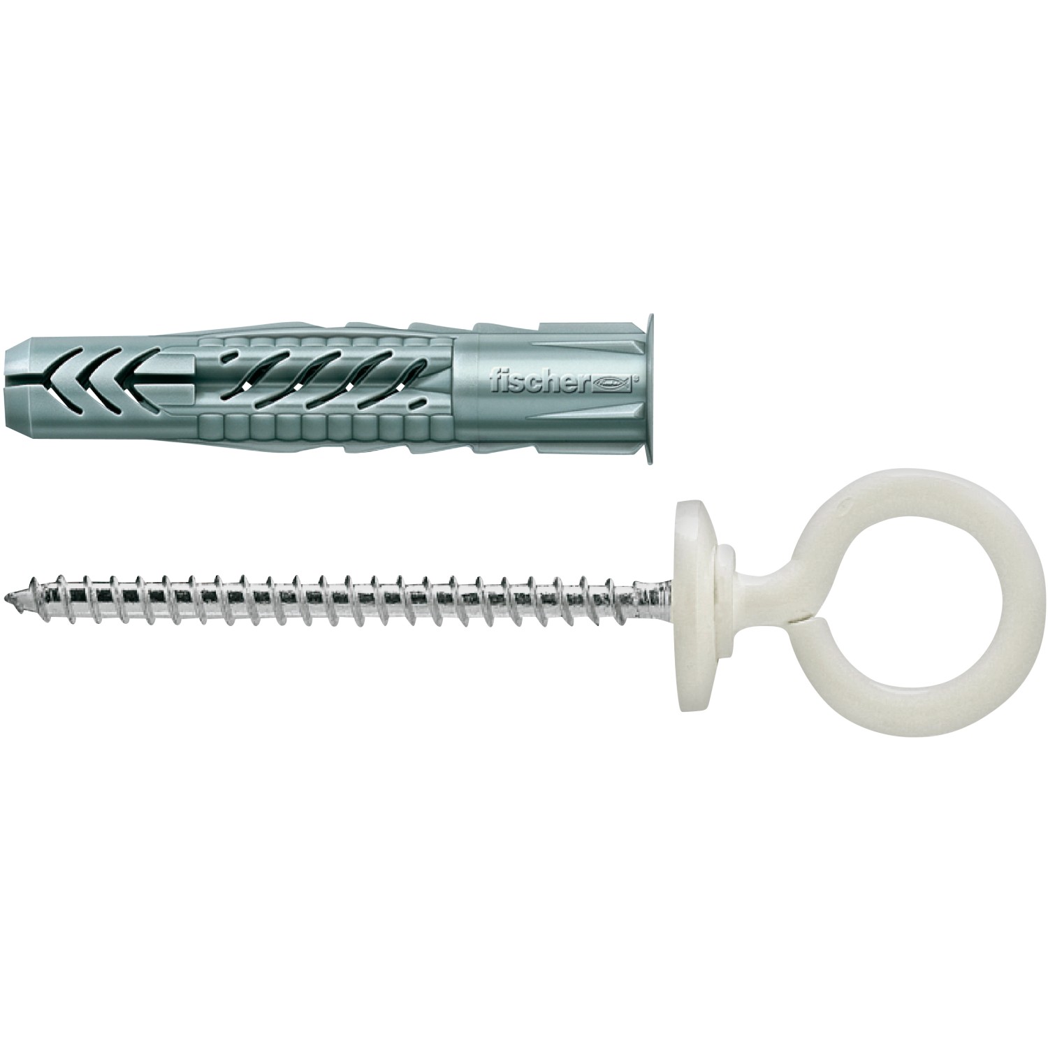 Fischer Univerzální hmoždinka UX 8 x 50 R OH N K NV s límcem a skobou, 2 ks