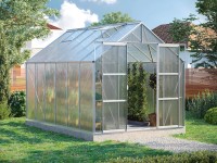 Vitavia Skleník Uranus 9900 HKP 4 mm eloxovaný hliník 257 x 383 cm