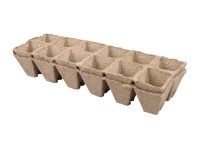 Květináč rašelinový se zářezem, 2 x 12 ks, 5 x 5 cm Květináč rašelinový se zářezem, 2 x 12 ks, 5 x 5 cm