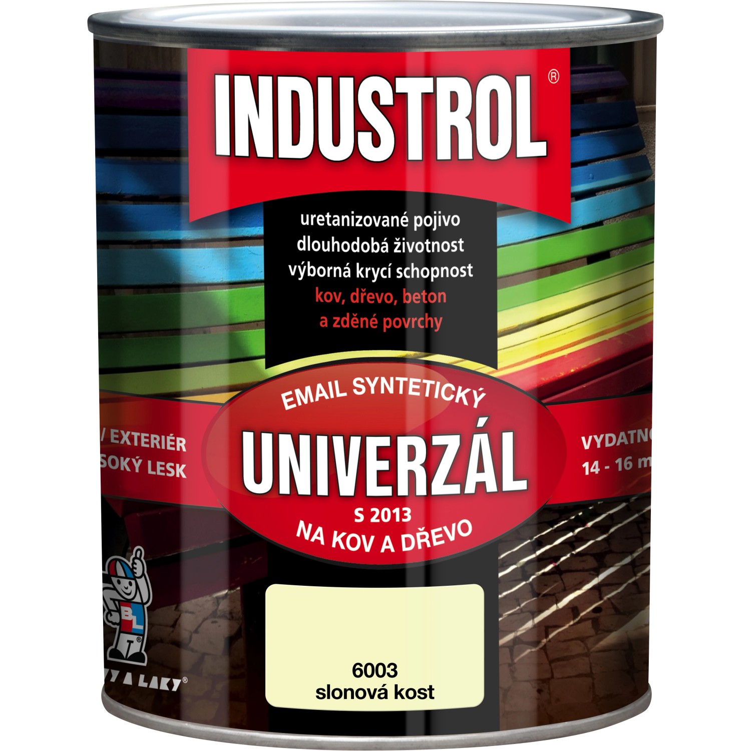 Industrol uni 6003 slonová kost 0,75l