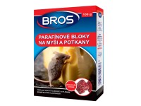 BROS Parafínové bloky na myši a potkany rodenticid 100 g