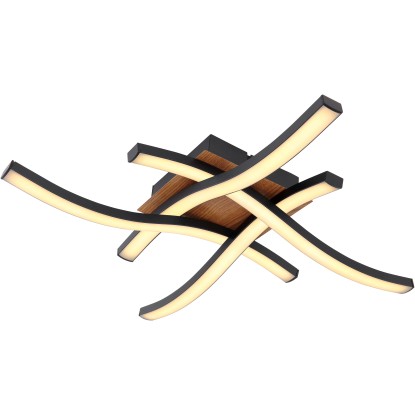 GLOBO Stropní LED svítidlo Evita pr. 430 x 75 mm