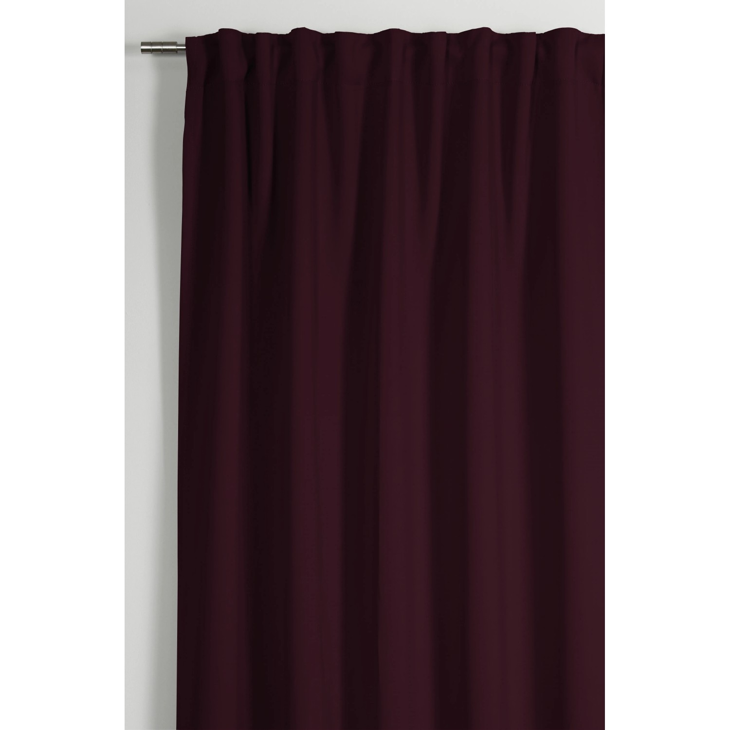 Gardinenbox Newyork 201920600 Rideau Opaque, Noir, H x l : 160 x 140 cm, 1 pièce, Rideau Thermique, occultant, occultant, à œillets, insonorisant, certifié Öko-Tex, Protection UV, embrasses