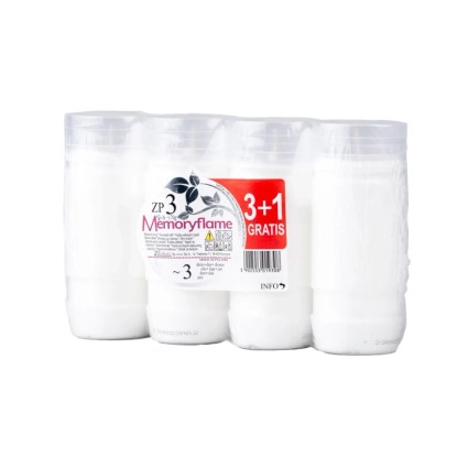 Hřbitovní vklad bílý 4 x 170 g