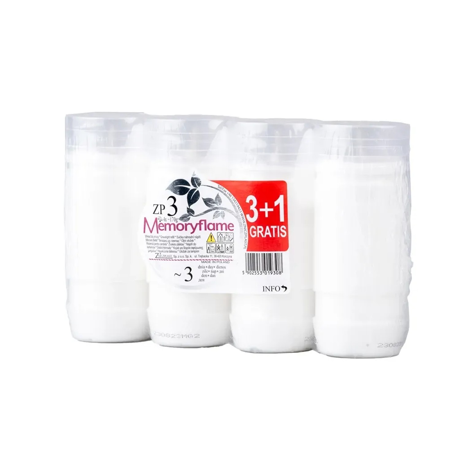 Hřbitovní vklad 170g 4ks, 3dny