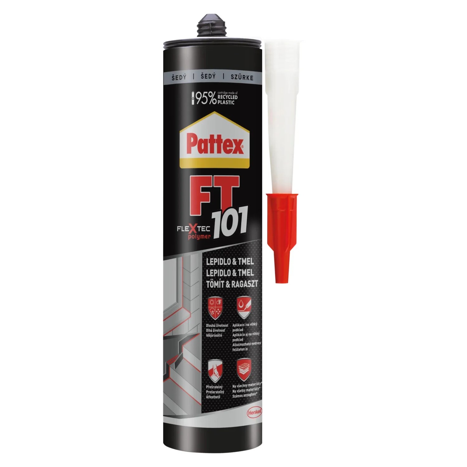 Pattex FT 101 tmel šedá 280 ml ft101 PATTEXFT101