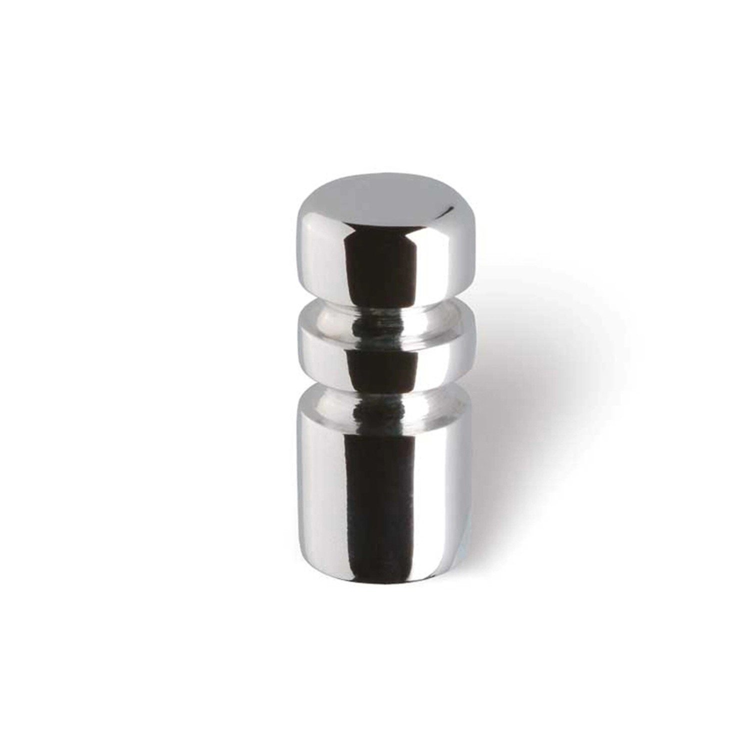 Knoflík 1576 chrom lesklý 12 mm x 12 mm x 26 mm