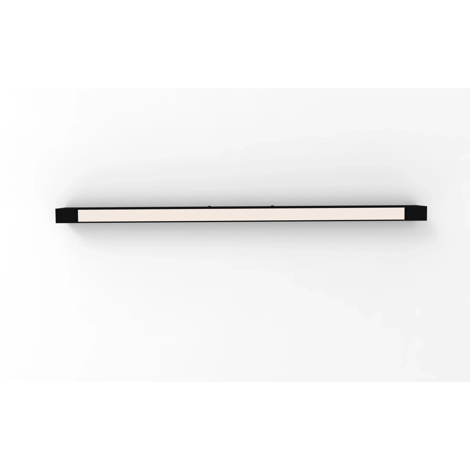 Levně EURAKLES LED koupel.svítidlo MIRROR černé 24W 1600lm 4000K IP44 900 x 35 x 100mm