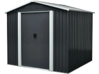 Pergart Plechový domek Dresden II 106, břidlice/krémová, 301 x 194 x 214 cm