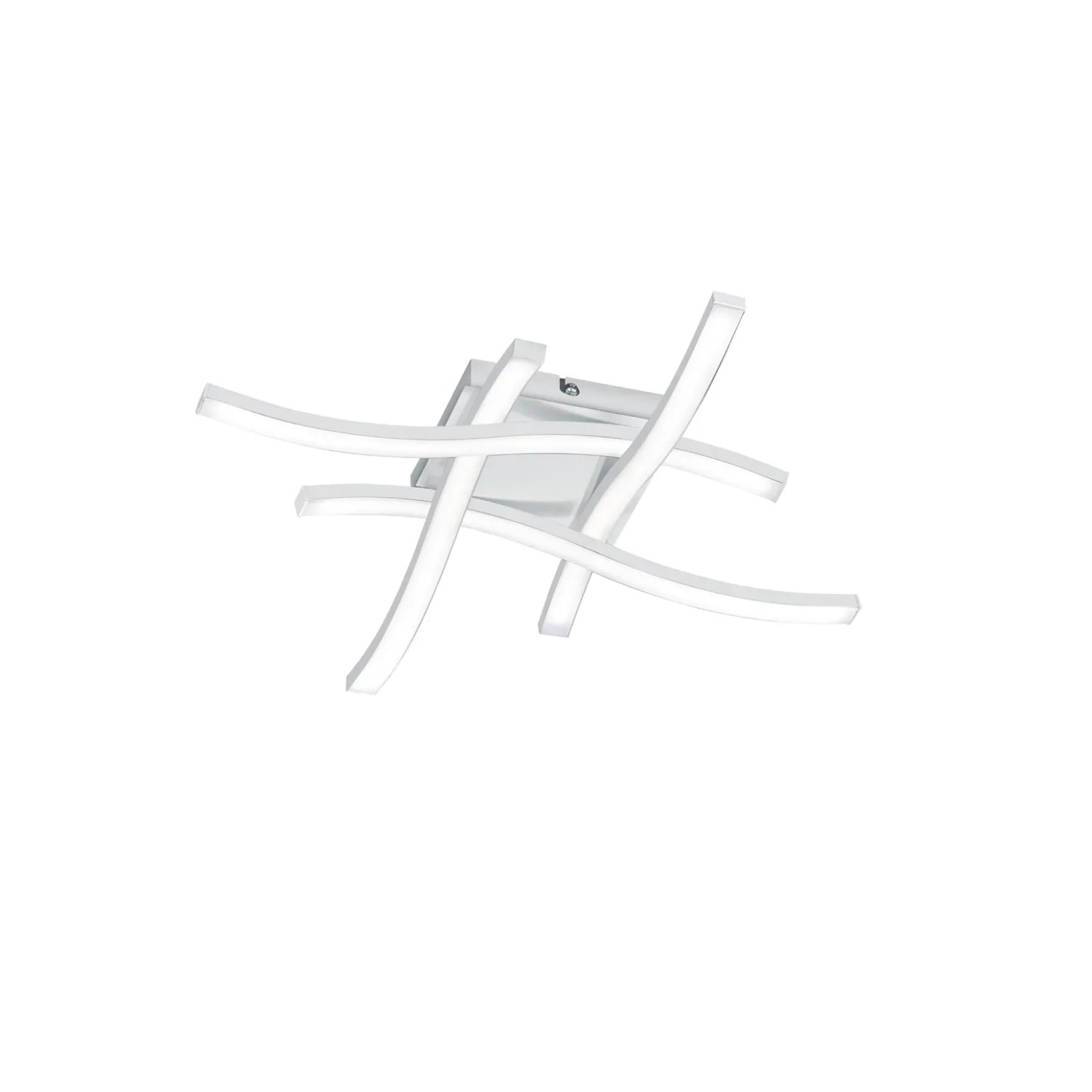 Reality Stropní LED svítidlo Route, 4bodové, 4x5W, matná bílá, 46 x 46 cm