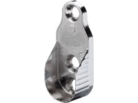 Nosník šatní tyče oválný, zinkový tlakový odlitek poniklovaný, 2 ks