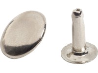 Duté nýty 4 mm x 12 mm poniklované, 10 ks