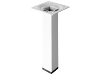 Hettich Noha stolu, bílá, 150 x 25 x 25 mm