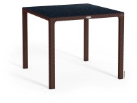 Lechuza Zahradní jídelní stůl s deskou z HPL, mokka, 90 x 90 cm