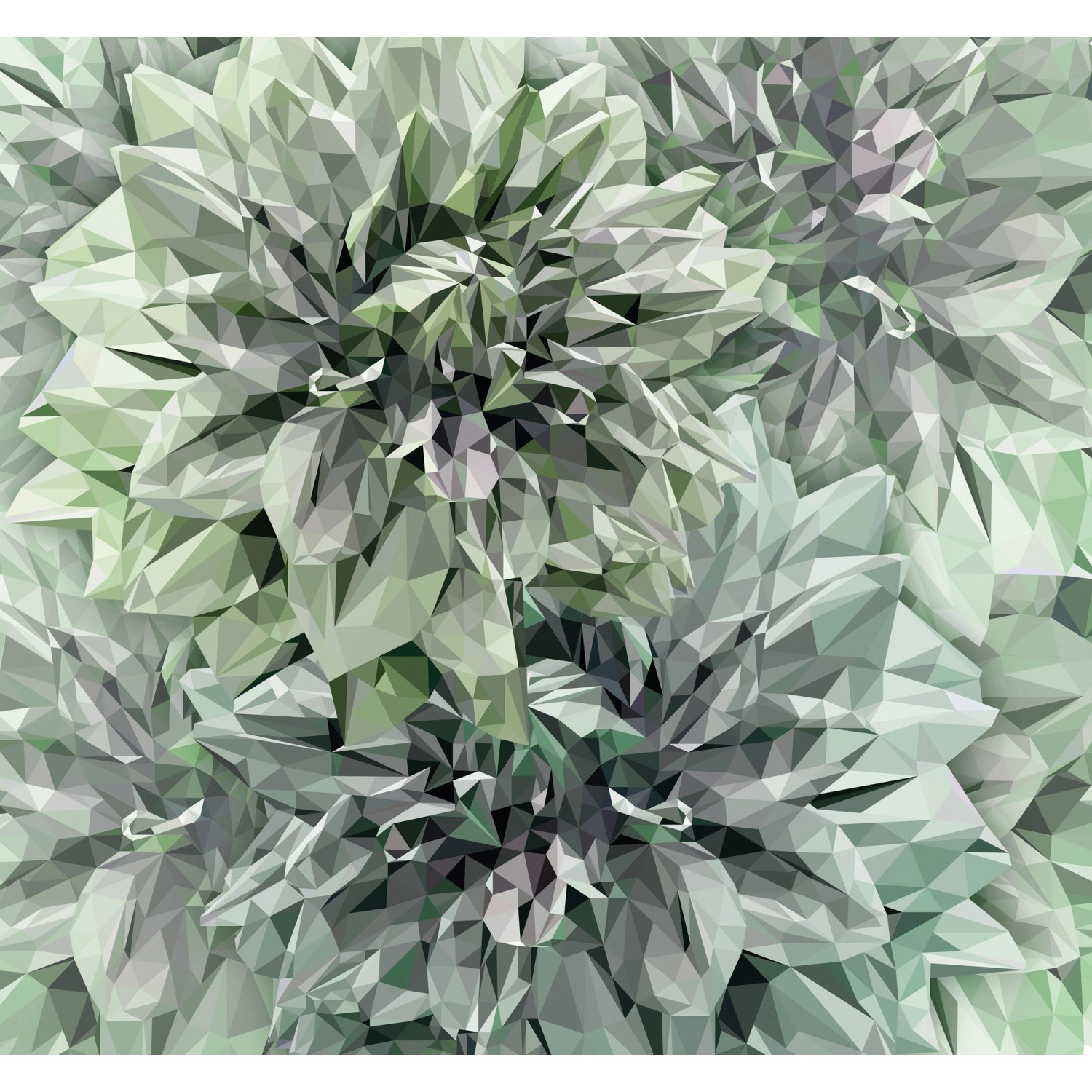 Komar Vliesová fototapeta Emerald Flowers 300 x 280 cm