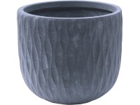 Květináč Rodez 30,6 cm x průměr 35 cm tmavě šedý