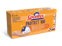 Spontex Jednorázové rukavice Protect 100 vel. S, 100 ks