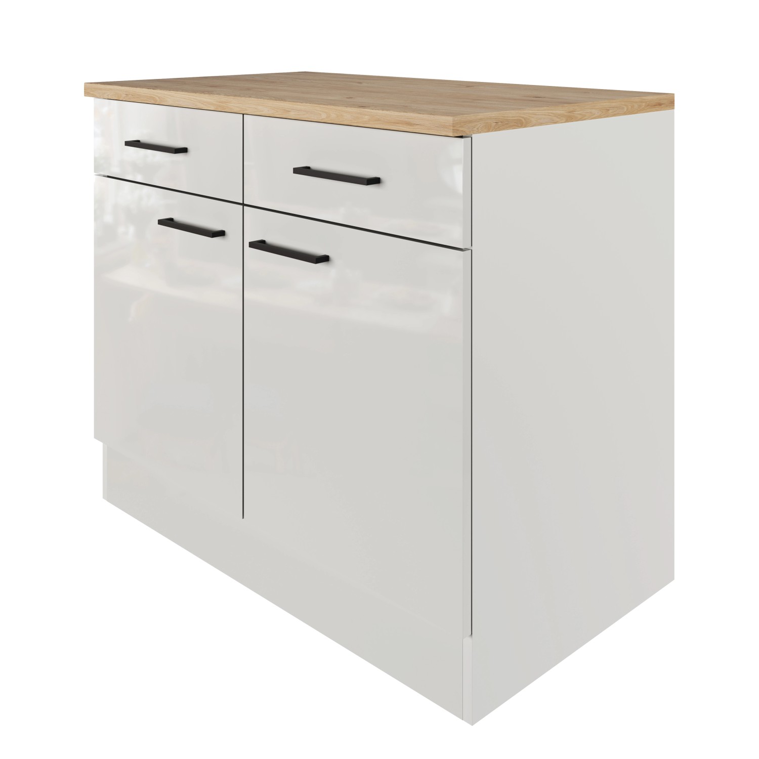 Flex-Well Kuchyňská skříňka Lund spodní zásuvky + dvířka 100 x 85 x 57,1 cm