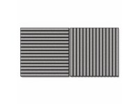 Denpanels Akustický panel LAMINATE beton černá MDF černá plsť 60 x 60 x 2cm, 2ks