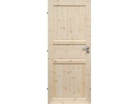 RADEX Falcové interiérové dveře ROUEN plné, smrkové dřevo, 60 L RADEX Falcové interiérové dveře ROUEN plné, smrkové dřevo, 60 L