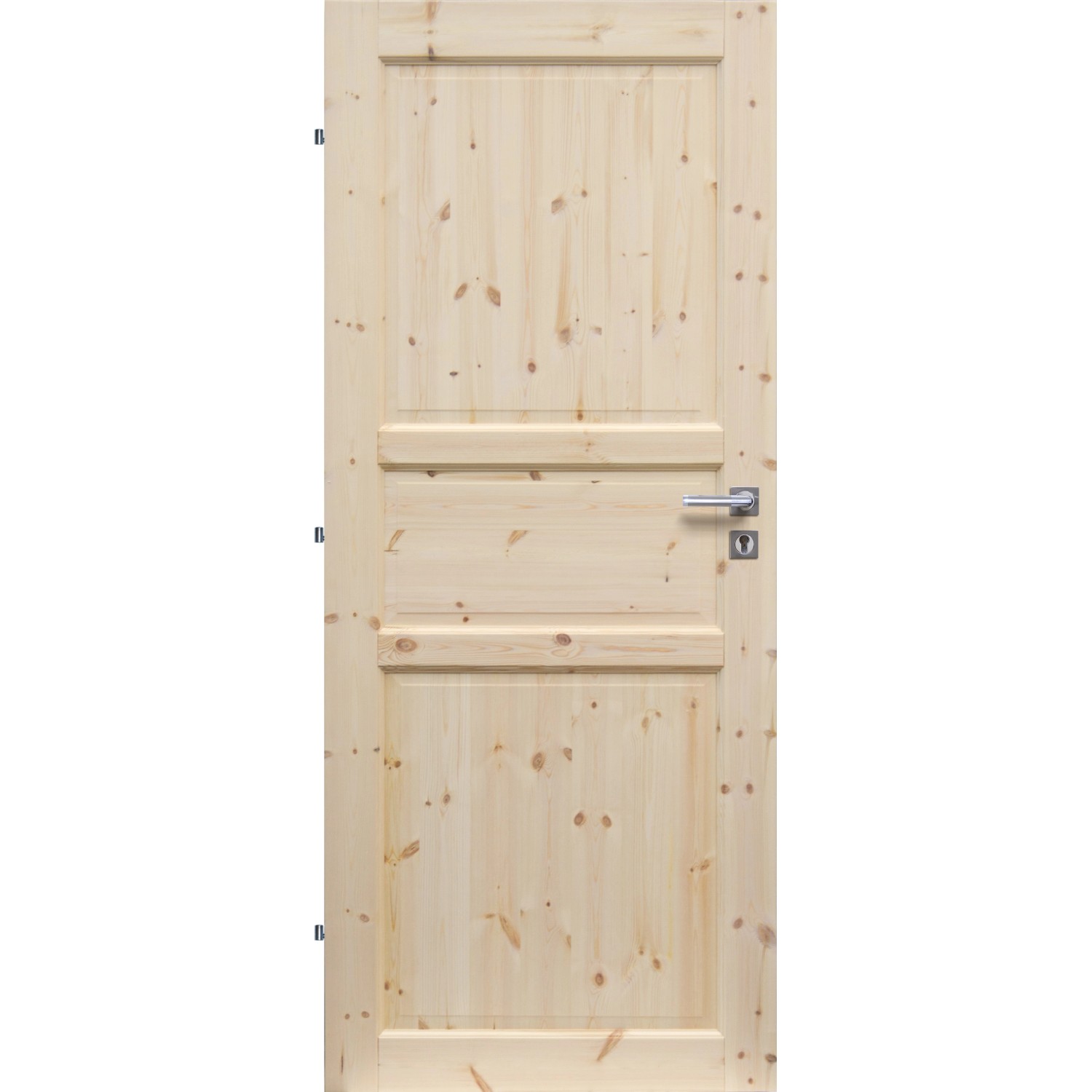 RADEX Falcové interiérové dveře ROUEN plné, smrkové dřevo, 70 L