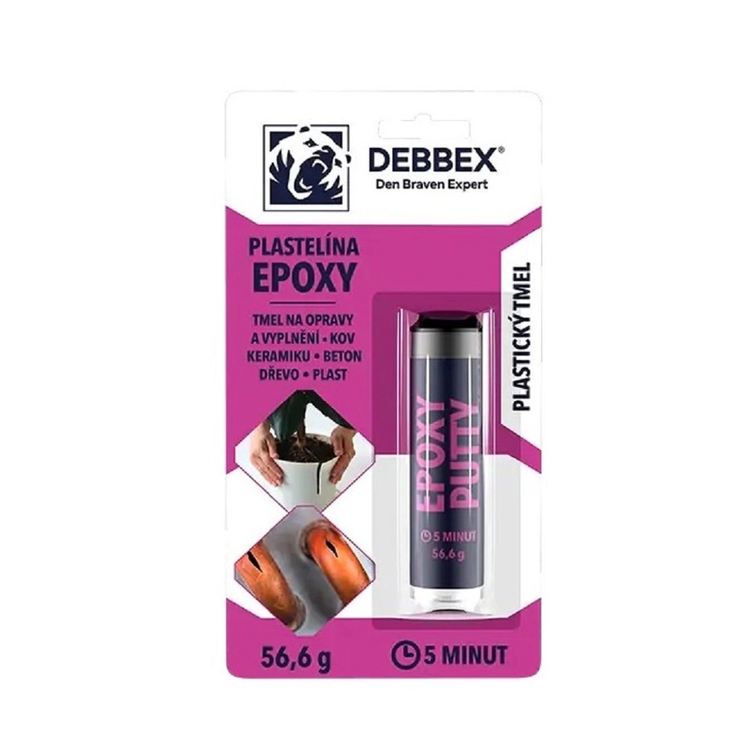 Den Braven Epoxidová plastelína Epoxy 56,6 g