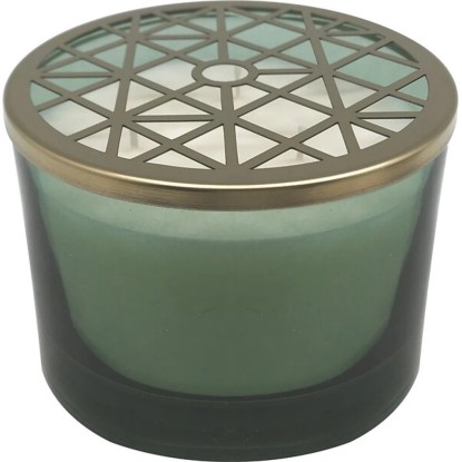 Vonná svíčka Dark Wonder, zelená, 112 x 112 x 80 mm