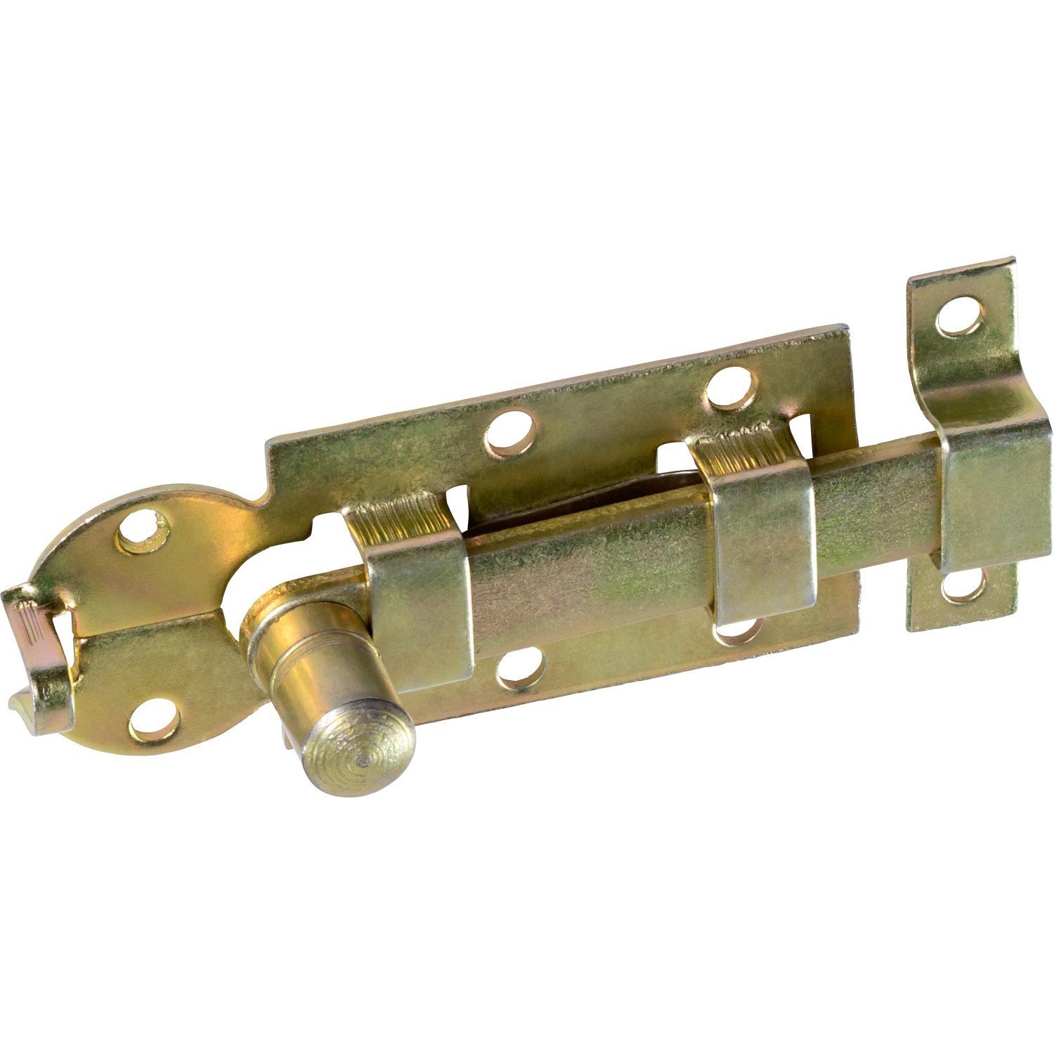 Okenní zástrčka s knoflíkem, žlutě pozinkovaná, 60 mm x 25 mm