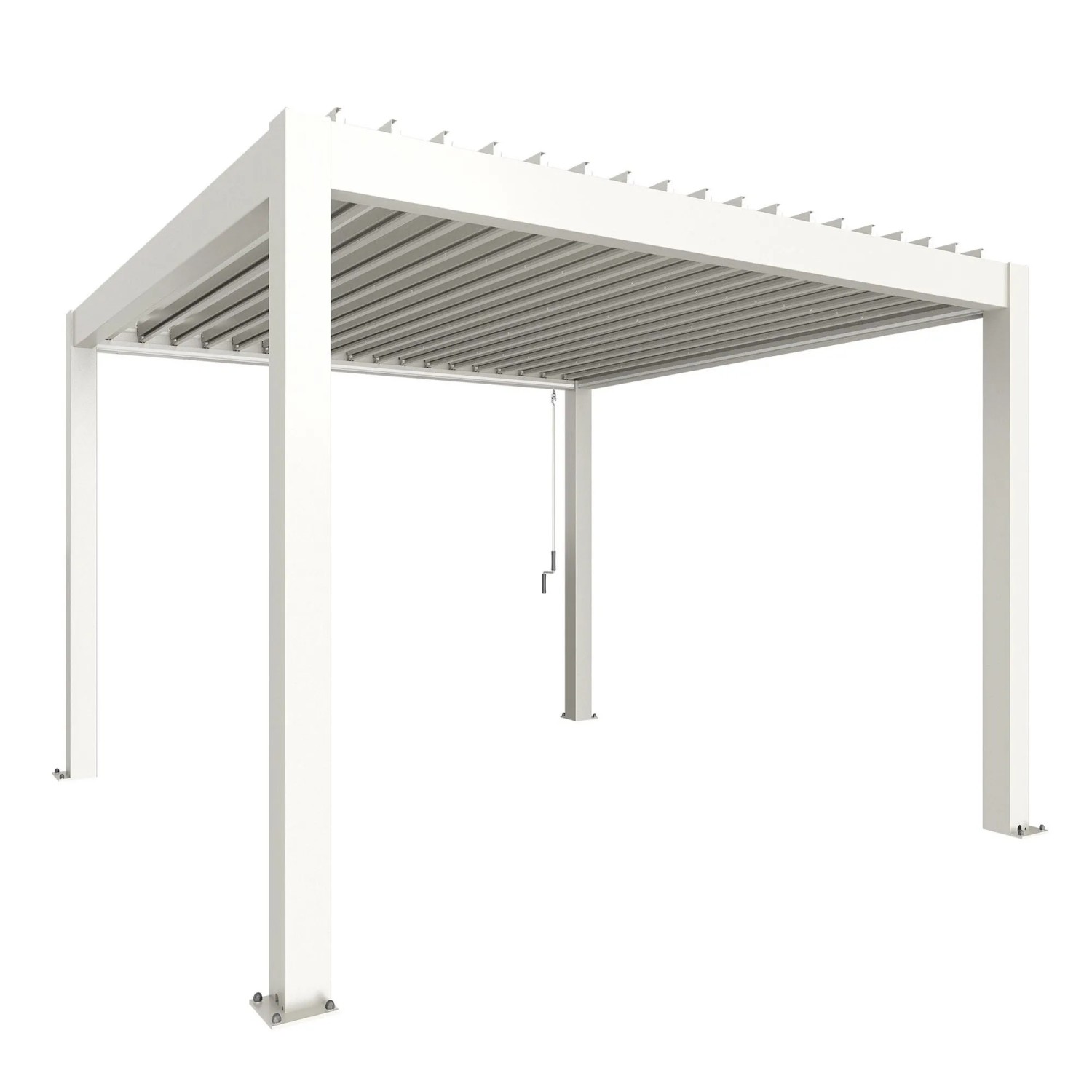 Biohort Pergola 3,5 x 3,5 bílá 367,5 x 367,5 cm