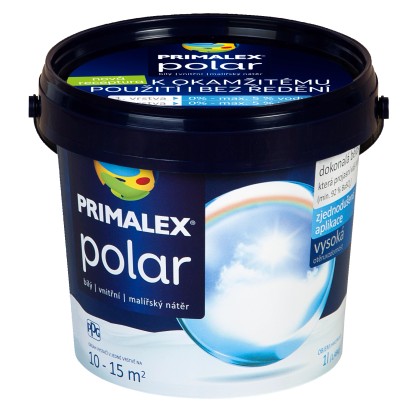 PRIMALEX Vnitřní malířský nátěr Polar bílý 1 l
