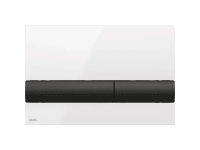 Alcadrain Ovládací tlačítko pro WC moduly M1710-8, bílá-lesk/černá-lesk Alcadrain Ovládací tlačítko pro WC moduly M1710-8, bílá-lesk/černá-lesk