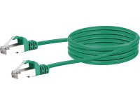 Schwaiger Síťový kabel CAT 6 (S/FTP), zelený, 0,5 m