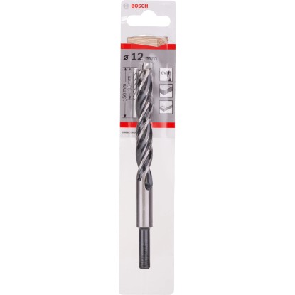 Bosch Vrták do dřeva s hrotem a válcovou stopkou, 12 x 110 x 151 mm
