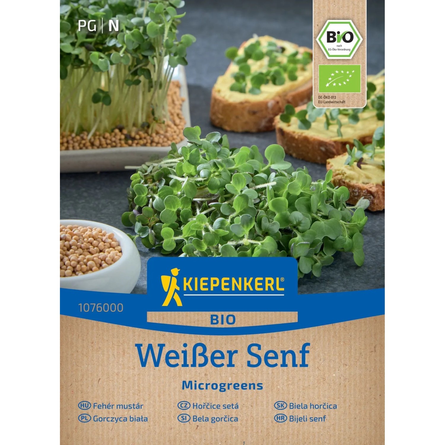 KIEPENKERL BIO Hořčice setá (Sinapis alba) ke klíčení 50 g