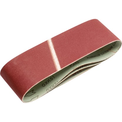 Brusný pás LUX Classic, 75x533 mm, zrnitost K240, pro pásové brusky. Pro broušení dřeva a kovu.