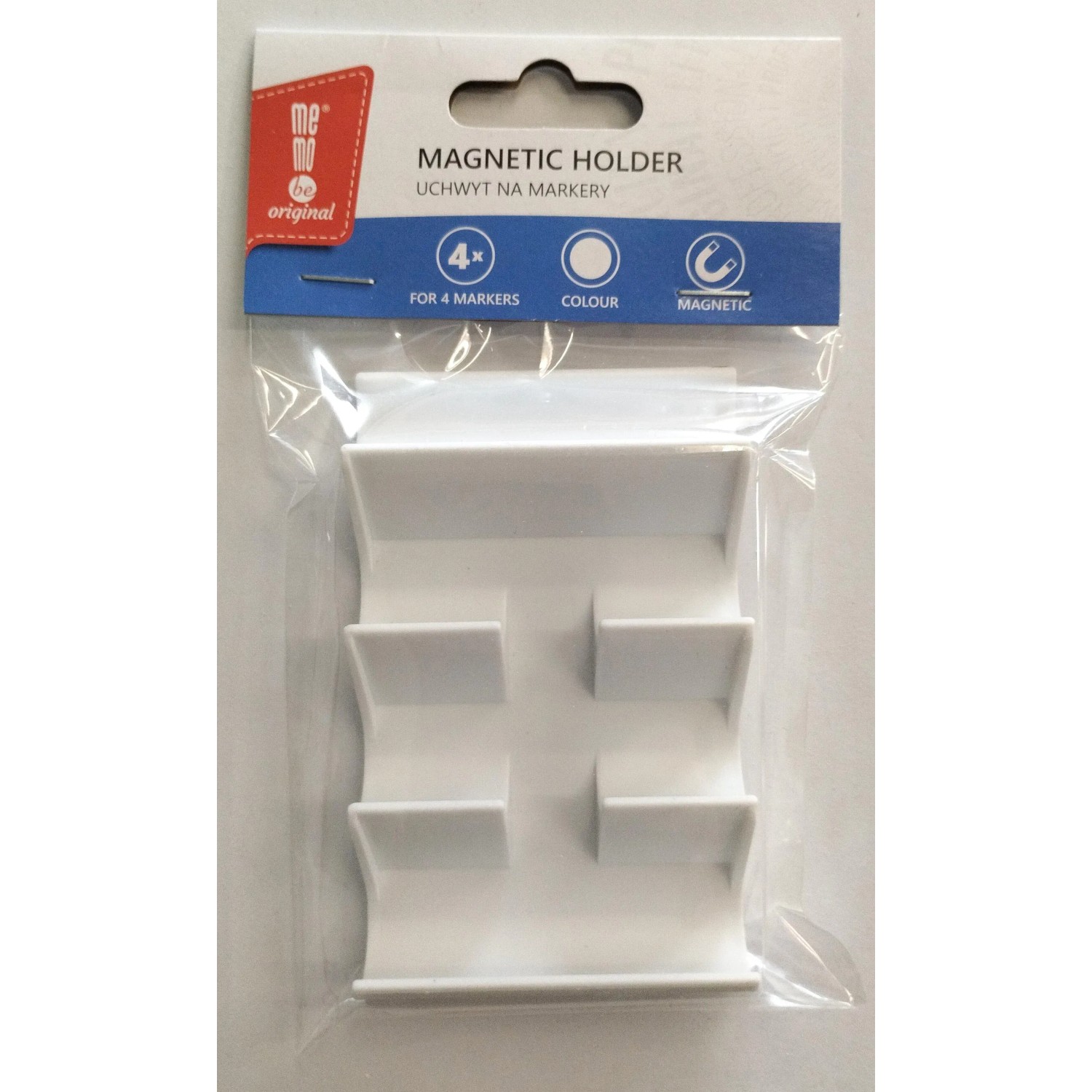Bondecor Magnetický pořadač pro 4 popisovače, bílá