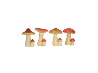 Dekorativní houba, různé druhy, 1 ks, 12 cm