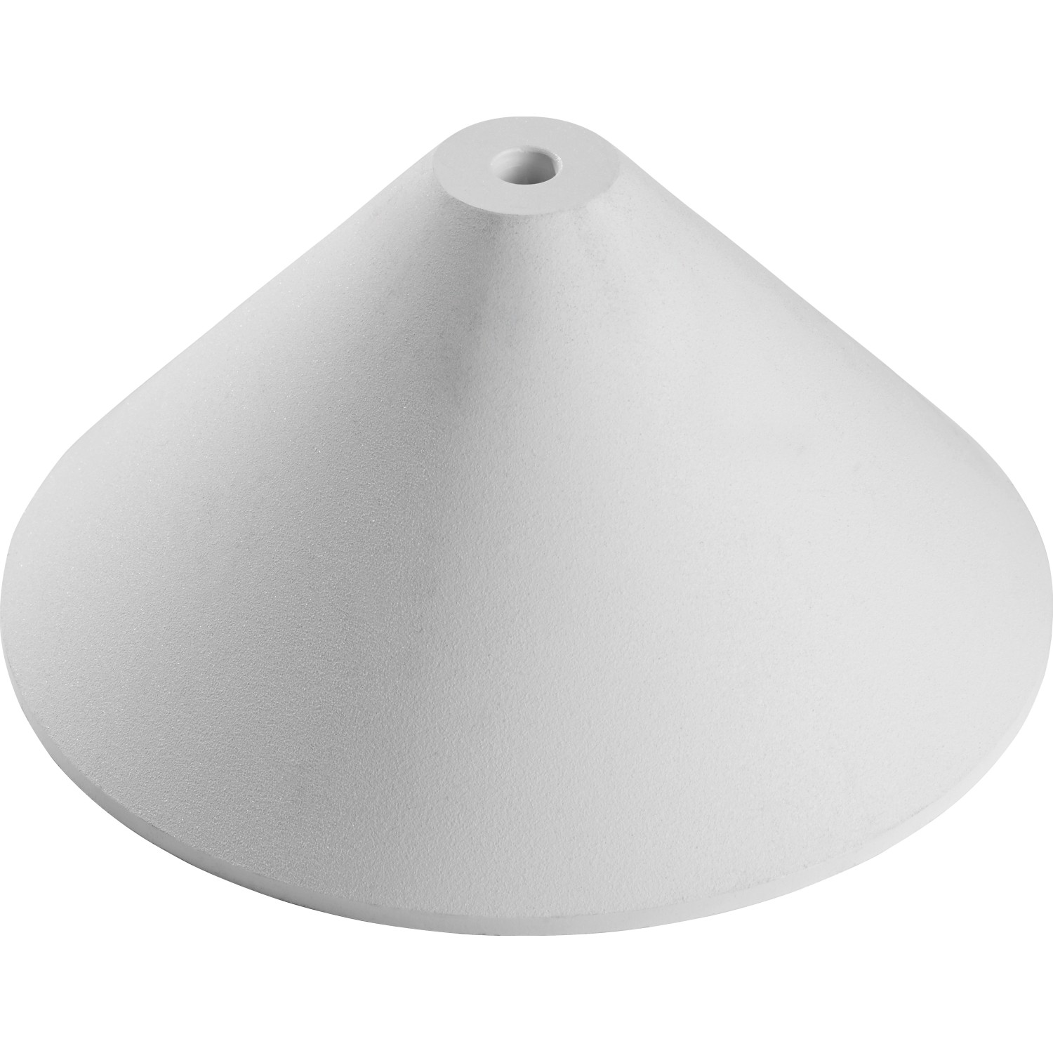 Stínidlo na svítidlo kónické bílé