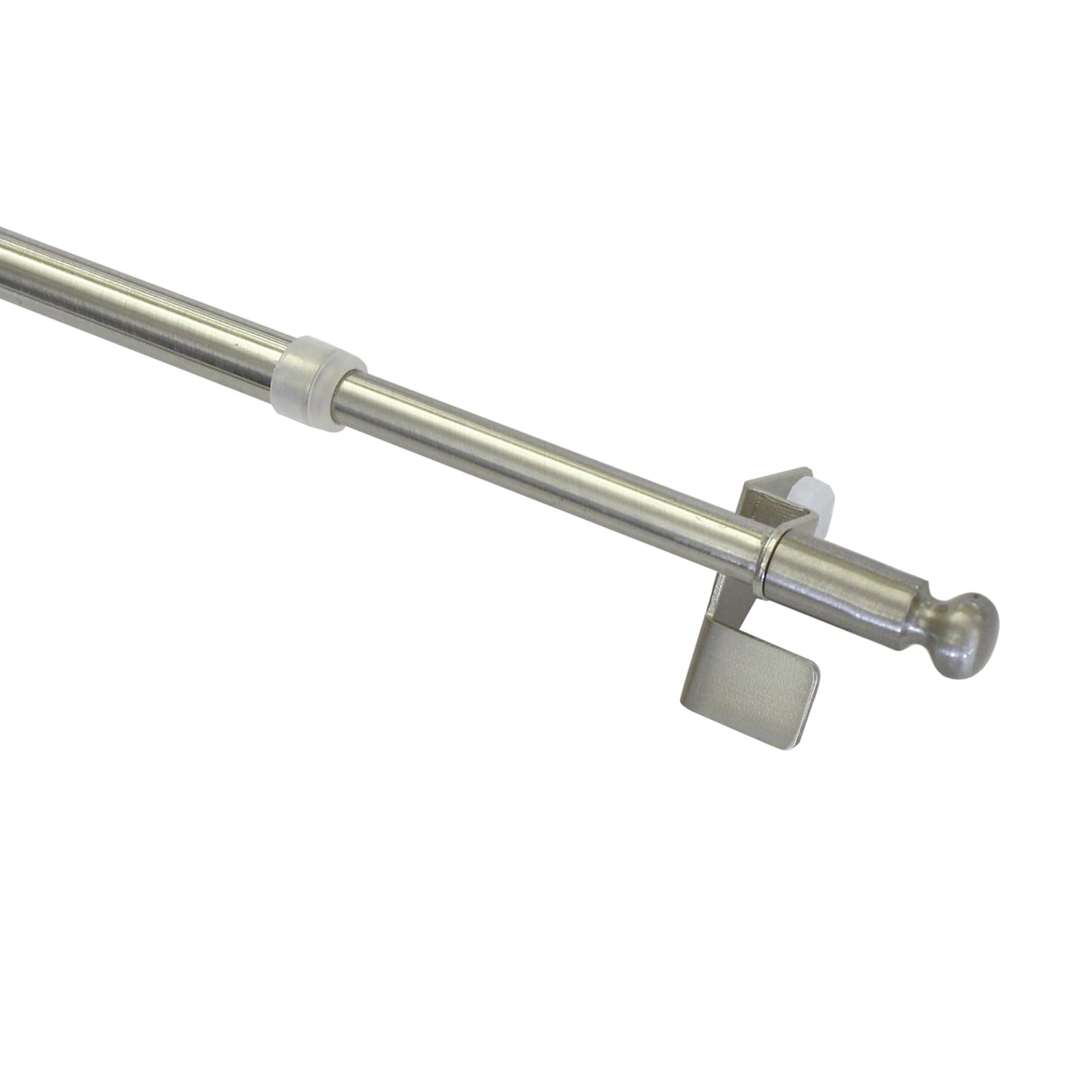 Gardinia Vzpěrná tyčka Press&Go s koulemi, vzhled nerez ocel, 80 - 110 cm