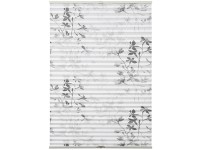 Gardinia Plisovaná roleta Concept Flowers&Plants Bella bílá 40 x 130 cm
