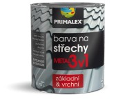PRIMALEX Barva na střechy METAL 3v1 červenohnědá, 0,75 l