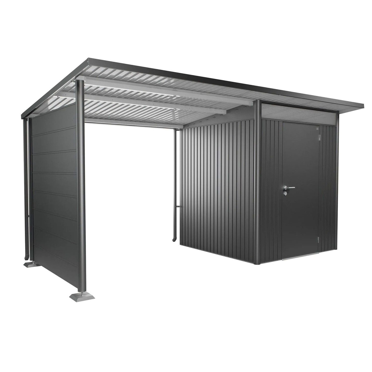 Biohort Boční stěna pro boční stříšku k domku AvantGarde/ECO A1, A5, tmavě šedá
