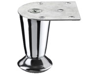 Hettich Nábytková noha Ola pr. 22-35 x 70 mm chromovaná