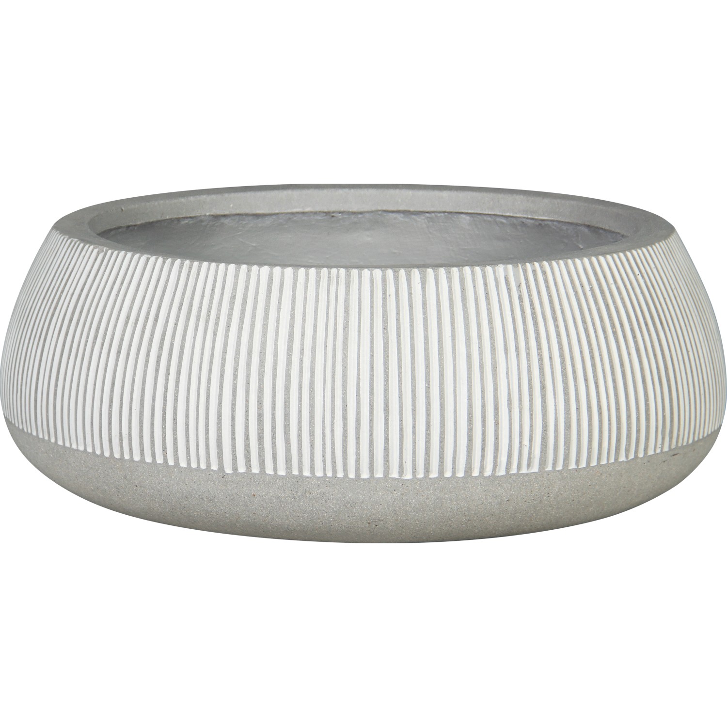 VLC Žardinka Saillon ficonstone bílošedá pr. 52 x 20 cm